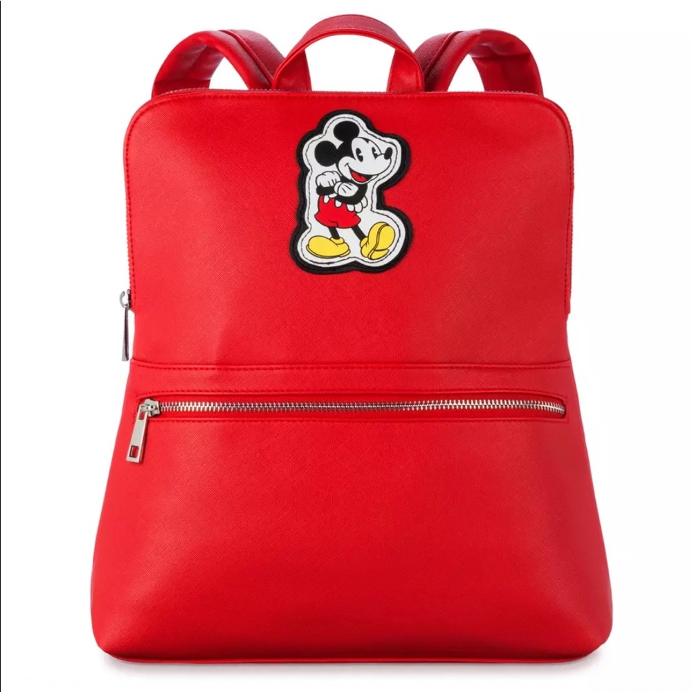Disney Parks Mickey Mouse Red Backpack